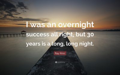 Are you an overnight success?