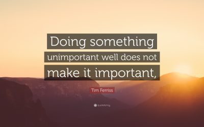 5 unimportant things