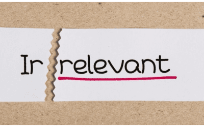 The path to irrelevance